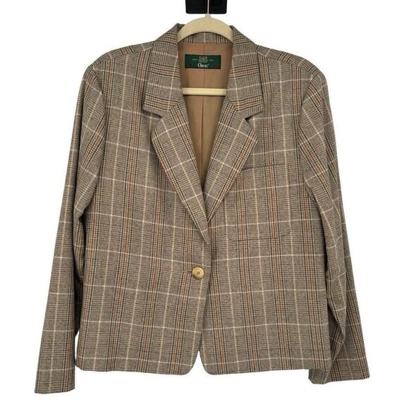 Orvis Vintage Tweed Blazer Tan Size 12 - Picture 1 of 7